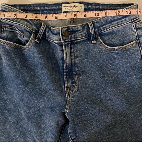 Abercrombie & Fitch The Super Skinny Ankle Mid-Rise Jeans 
Size 29/ 8 - Picture 3 of 12